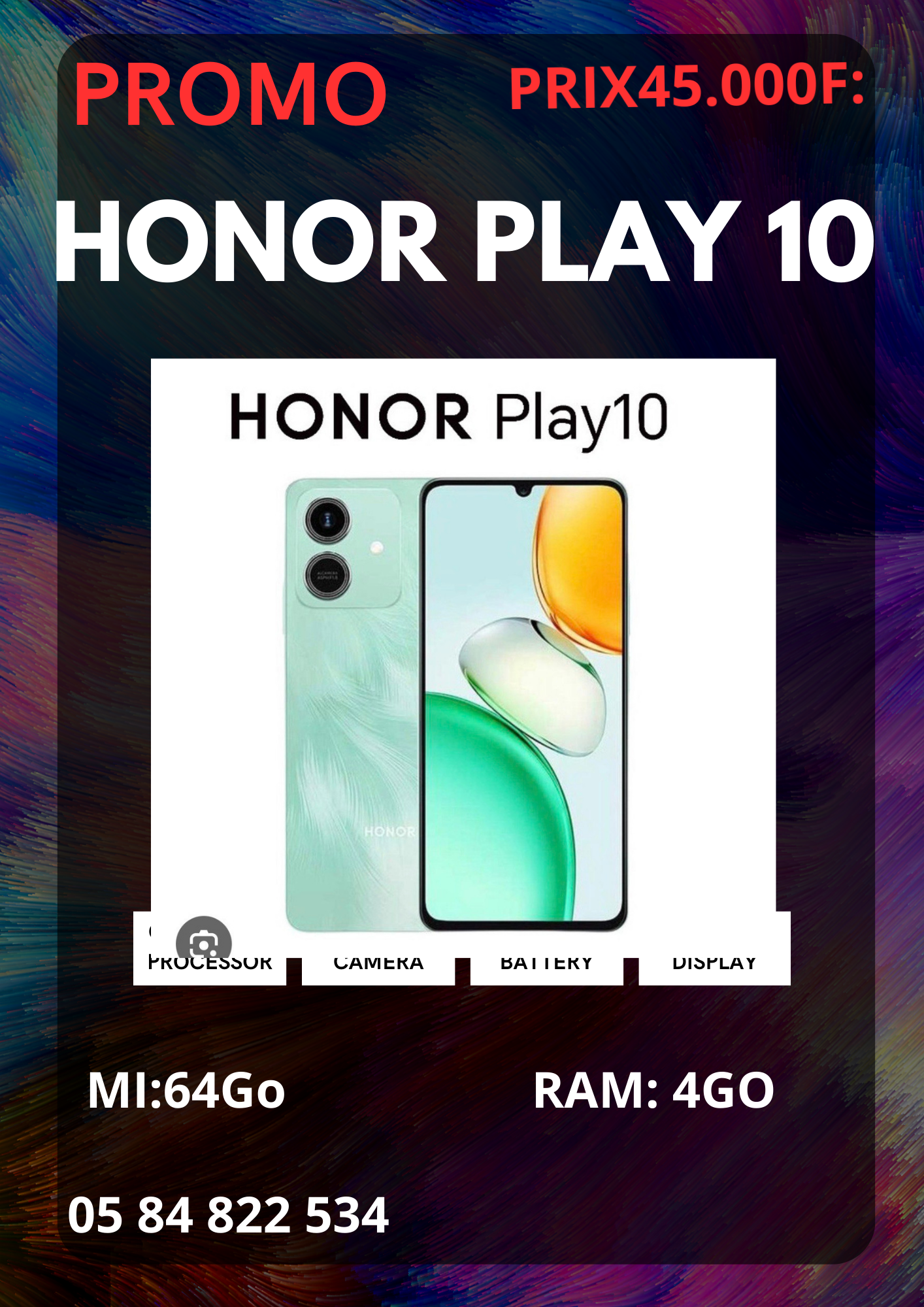 HONOR PLAY10