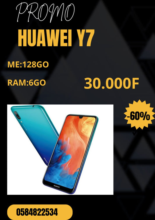 HUAWEI Y7 : casi neuf en très bon état (offert avec chargeur et écouteur)