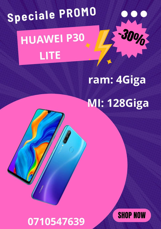 HUAWEI P30 LITE : casi neuf en très bon état (offert avec chargeur et écouteur)